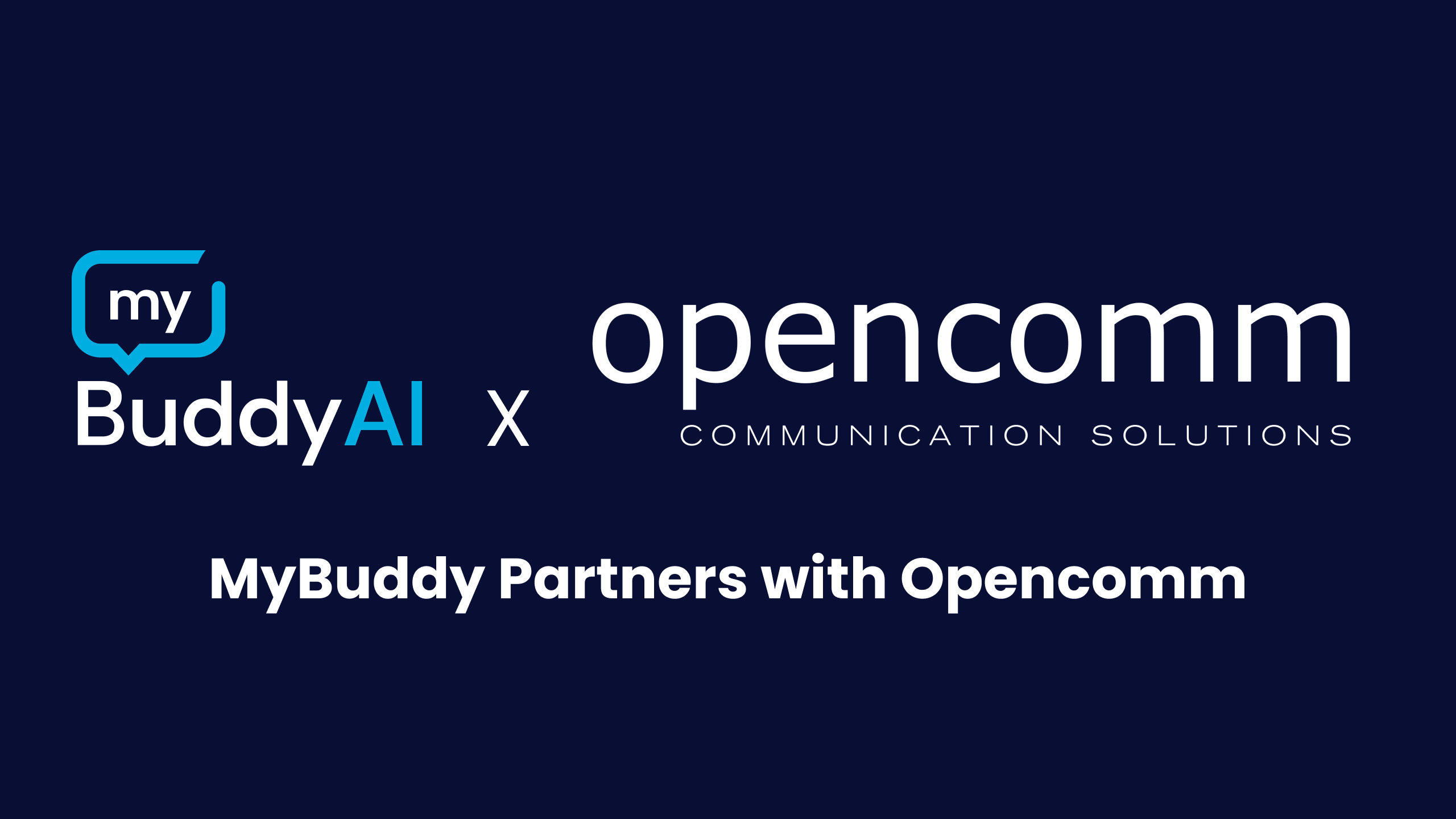 My Buddy AI partners with Opencomm